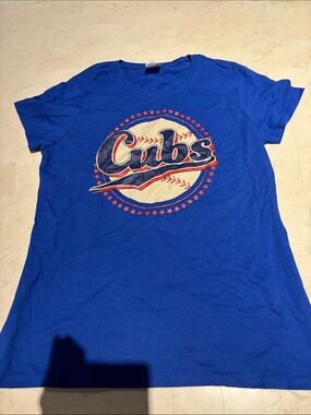 Cubs  Blue Graphic Tee